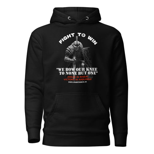 I Bow My Knee to None, But One Short-Sleeve Unisex Hoodie